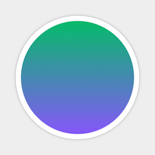 Purple Green Gradient Magnet